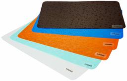 Amazon Brand - Solimo PVC Fridge Multipurpose Mat, Diamonds, Set of 6, Multi