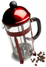 Pinzon 8 Cup Coffee press - Metalic Red