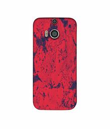 Amazon Brand - Solimo Designer Red Paint 3D Printed Hard Back Case Mobile Cover for HTC One M8