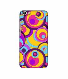 Amazon Brand - Solimo Designer Multicolor Circle 3D Printed Hard Back Case Mobile Cover for Vivo Y69