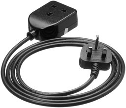 AmazonBasics Extension Cord- 2 M UK Black