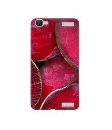 Amazon Brand - Solimo Designer Red Texture 3D Printed Hard Back Case Mobile Cover for Vivo V1 Max