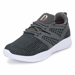 Bourge Men's Grey Running Shoes-7 UK (41 EU) (8 US) (Reef-03)