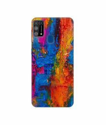 Amazon Brand - Solimo Designer Dark Multicolor Canvas 3D Printed Hard Back Case Mobile Cover for Samsung Galaxy M31