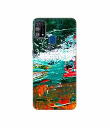 Amazon Brand - Solimo Designer Multicolor Glass Color 3D Printed Hard Back Case Mobile Cover for Samsung Galaxy M31