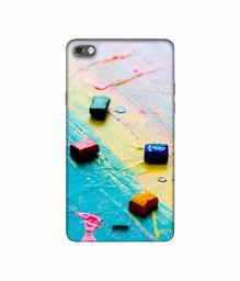 Amazon Brand - Solimo Designer Multicolor WaxColor Blocks 3D Printed Hard Back Case Mobile Cover for Micromax Canvas Sliver 5 Q450