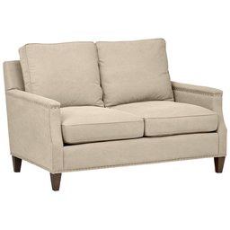 Amazon Brand – Stone & Beam Marin Studded Loveseat, 60