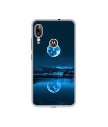 Amazon Brand - Solimo Designer Moon Pattern Print UV Printed Soft Back Case Mobile Cover for Motorola Moto E6s