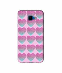 Amazon Brand - Solimo Designer Sparkle Heart Texture 3D Printed Hard Back Case Mobile Cover for Samsung Galaxy J4 Core