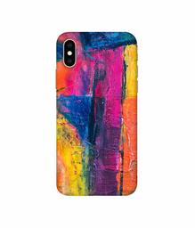 Amazon Brand - Solimo Designer Color Mash On Canvas 3D Printed Hard Back Case Mobile Cover for Apple iPhone Xs Max