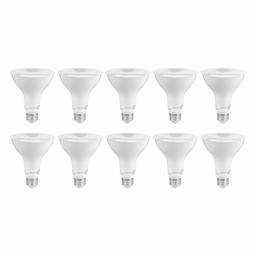 AmazonCommercial 75 Watt Equivalent, 15000 Hours, Dimmable, 800 Lumens, Energy Star Compliant, PAR30 LED Light Bulb - Pack of 10, Soft White