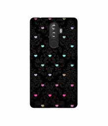 Amazon Brand - Solimo Designer Heart Texture UV Printed Soft Back Case Mobile Cover for Lenovo K8 Note