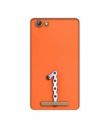 Amazon Brand - Solimo Designer Number One 3D Printed Hard Back Case Mobile Cover for Gionee Marathon M5 lite