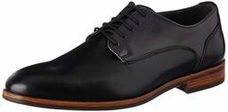 Amazon Brand - Arthur Harvey Men's Black/Grey Leather Formal Shoes-11 UK (45 EU) (12 US) (AZ-ST-018A)