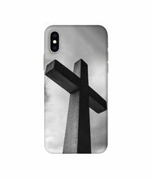 Amazon Brand - Solimo Designer Cross 3D Printed Hard Back Case Mobile Cover for Apple iPhone Xs Max