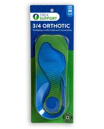 Trek Support 3/4 Orthotic Men, Size 8-13, 1 Pair