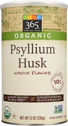 365 Everyday Value, Organic Psyllium Husk Whole Flakes, 12 oz