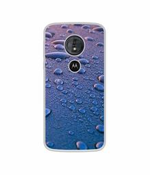 Amazon Brand - Solimo Designer Water Drops UV Printed Soft Back Case Mobile Cover for Motorola Moto G6 Play/Motorola Moto E5