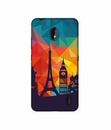 Amazon Brand - Solimo Designer Colored Paris 3D Printed Hard Back Case Mobile Cover for Nokia 2.2