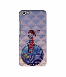 Amazon Brand - Solimo Designer Lady Vector Patternn 3D Printed Hard Back Case Mobile Cover for Vivo Y69