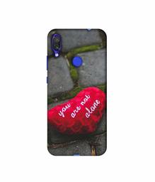 Amazon Brand - Solimo Designer You are Not Alone 3D Printed Hard Back Case Mobile Cover for Xiaomi Redmi Note 7 Pro