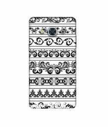 Amazon Brand - Solimo Designer Black Multi Patterns 3D Printed Hard Back Case Mobile Cover for Samsung Galaxy J3 Pro