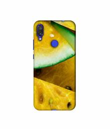 Amazon Brand - Solimo Designer Yellow Watermelon 3D Printed Hard Back Case Mobile Cover for Xiaomi Redmi Note 7 Pro