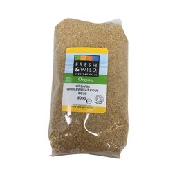 Fresh & Wild Organic Wholewheat Cous Cous, 500 g