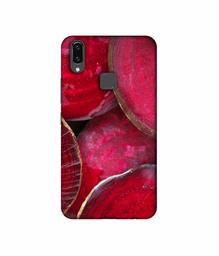 Amazon Brand - Solimo Designer Red Texture 3D Printed Hard Back Case Mobile Cover for Vivo V9 / V9 Pro