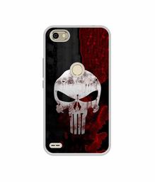 Amazon Brand - Solimo Designer Punisher Skull UV Printed Soft Back Case Mobile Cover for Itel S21