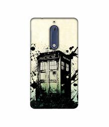 Amazon Brand - Solimo Designer Police Booth 3D Printed Hard Back Case Mobile Cover for Nokia 5