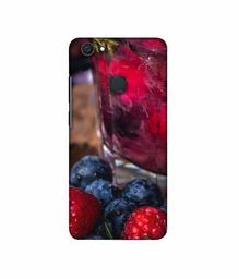 Amazon Brand - Solimo Designer Berries 3D Printed Hard Back Case Mobile Cover for Vivo V7 Plus