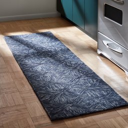 Rivet Motion Modern Patterned Wool Runner Rug, 2' 3