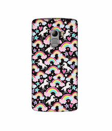 Amazon Brand - Solimo Designer Unicorn Texture 3D Printed Hard Back Case Mobile Cover for Lenovo K4 Note