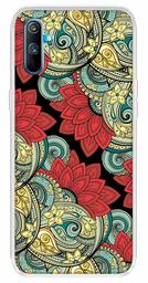 Amazon Brand - Solimo Designer Multicolor Floral Lotus Printed Soft Back Case Mobile Cover for Realme C3