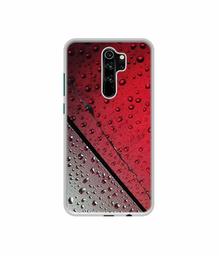 Amazon Brand - Solimo Designer Water Drop On Glass UV Printed Soft Back Case Mobile Cover for Mi Redmi Note 8 Pro