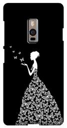 Amazon Brand - Solimo Designer Girl Design 3D Printed Hard Back Case Mobile Cover for OnePlus 2