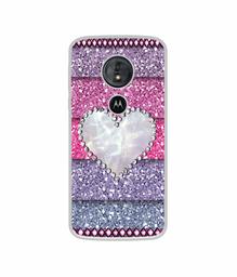 Amazon Brand - Solimo Designer Stone Heart UV Printed Soft Back Case Mobile Cover for Motorola Moto G6 Play/Motorola Moto E5