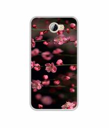 Amazon Brand - Solimo Designer Pink Flowers UV Printed Soft Back Case Mobile Cover for Huawei Honor Bee 4G