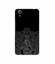 Amazon Brand - Solimo Designer Peacock Pattern 3D Printed Hard Back Case Mobile Cover for Micromax Canvas Selfie Lens Q345