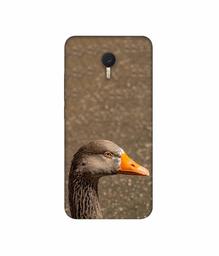 Amazon Brand - Solimo Designer Duck Face 3D Printed Hard Back Case Mobile Cover for Meizu M3 Note