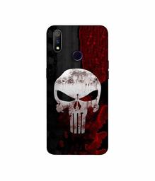 Amazon Brand - Solimo Designer Punisher Skull 3D Printed Hard Back Case Mobile Cover for Realme 3 Pro