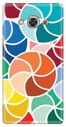 Amazon Brand - Solimo Designer Circle Pattern 3D Printed Hard Back Case Mobile Cover for Samsung Galaxy J3 Pro