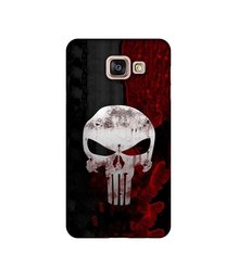 Amazon Brand - Solimo Designer Punisher Skull UV Printed Soft Back Case Mobile Cover for Samsung Galaxy A7 (2016)