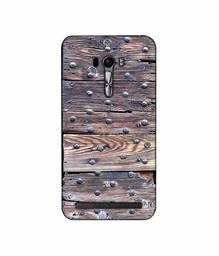 Amazon Brand - Solimo Designer Wooden Blocks Check 3D Printed Hard Back Case Mobile Cover for Asus Zenfone Selfie ZD551KL