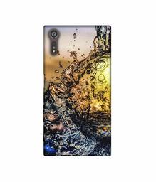 Amazon Brand - Solimo Designer Water Drop Reflection 3D Printed Hard Back Case Mobile Cover for Sony Xperia XZ Dual