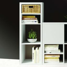 Amazon Marke - Movian MULTIBOX 3, Bookcase, 39.1 x 33.1 x 108.2 cm, White