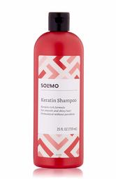 Amazon Brand - Solimo Keratin Shampoo, 25 fl. oz