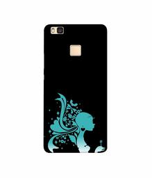 Amazon Brand - Solimo Designer Lady Vector N 3D Printed Hard Back Case Mobile Cover for Huawei P9 lite