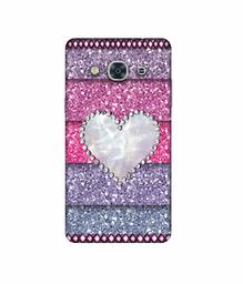 Amazon Brand - Solimo Designer Stone Heart 3D Printed Hard Back Case Mobile Cover for Samsung Galaxy J3 Pro